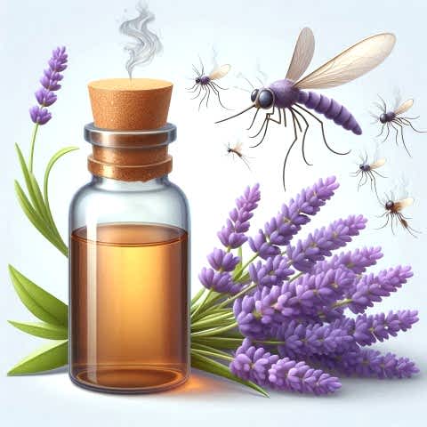 Lavanta Yağı Asya Kaplan Sivrisineğine karşı etkili Tıbbi Lavanta Yağı 10ml